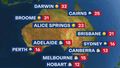 Parts of  Western Australia and South Australia heading for five-day soaking