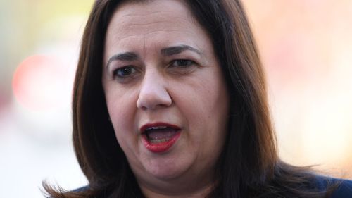 Premier of Queensland Annastacia Palaszczuk: "I support whatever measures are needed - surveillance, added security - and the prime minister is co-operating with us in relation to those matters" (AAP Image/Lukas Coch).