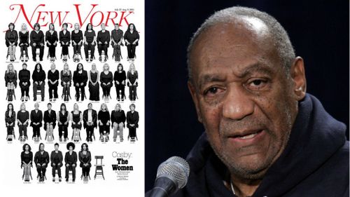 The cover of New York magazine (left) and Bill Cosby.