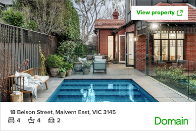 Pool luxury home Edwardian Melbourne listing Domain