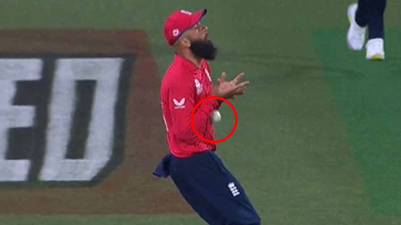 England&#x27;s Moeen Ali drops a simple chance