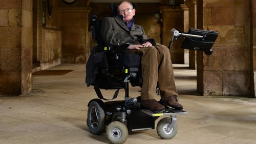 Theoretical physicist and author Stephen Hawking. 
