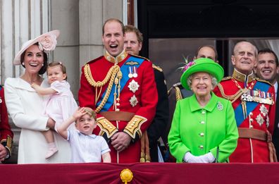 Queen Elizabeth royal family Trooping the Colour