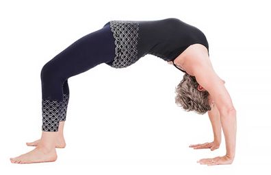 Yoga wheel pose