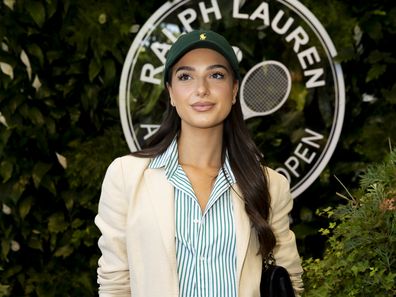 Costeen Hatzi at the Ralph Lauren Marquee at the 2025 Australian Open on January 14, 2025 in Melbourne, Australia.