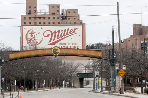  In this Feb. 27, 2020, file photo, the Molson Coors facility is seen in Milwaukee.  (AP Photo/Morry Gash, File)