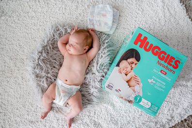 huggies newborn nappies zinc