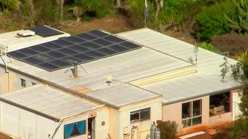 A woman has died after the ceiling of a home in Nanango, Queensland, collapsed, trapping her.