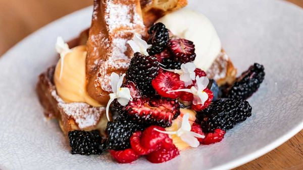 Hotel Centennial's classic Autumn waffle