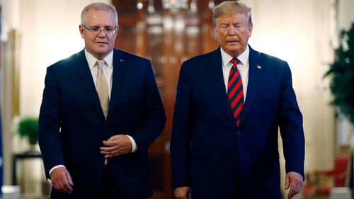 Mr Morrison was labelled a "man of titanium" by the US president during his official visit last month.