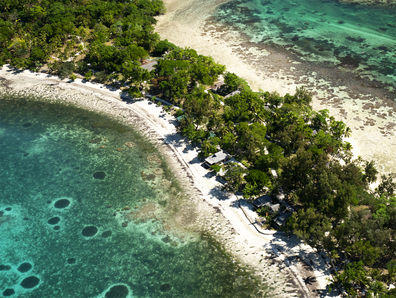 Efate colours above Port Vila.