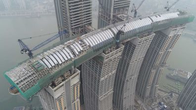 Raffles City Chonqing construction