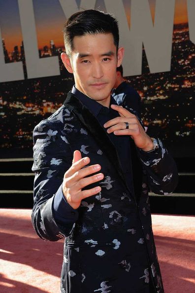 Mike Moh at the premiere for Once Upon a Time in Hollywood.