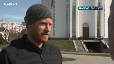 Prince Harry has doubled his place in the royal family during a high-profile trip to Ukraine