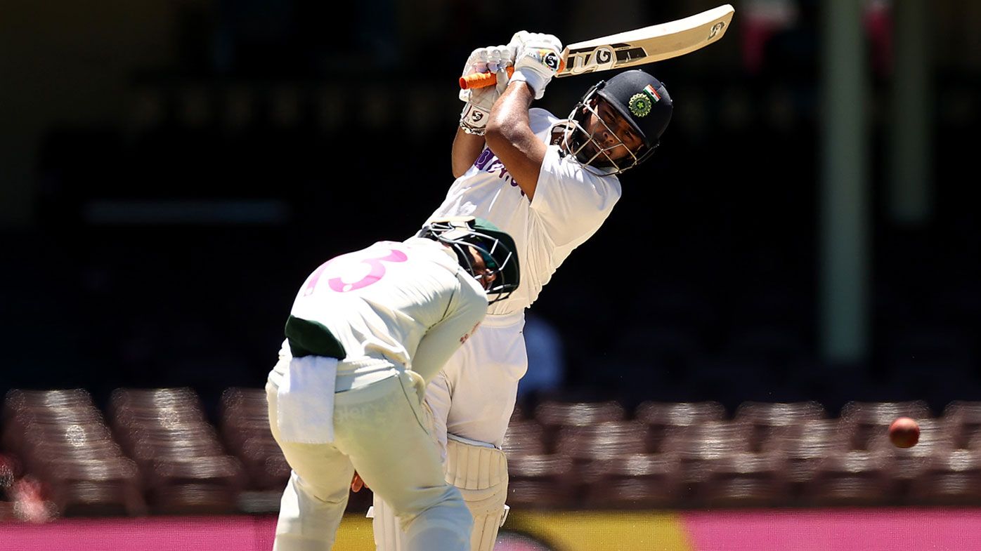 Rishabh Pant smacks a quick-fire 97. 