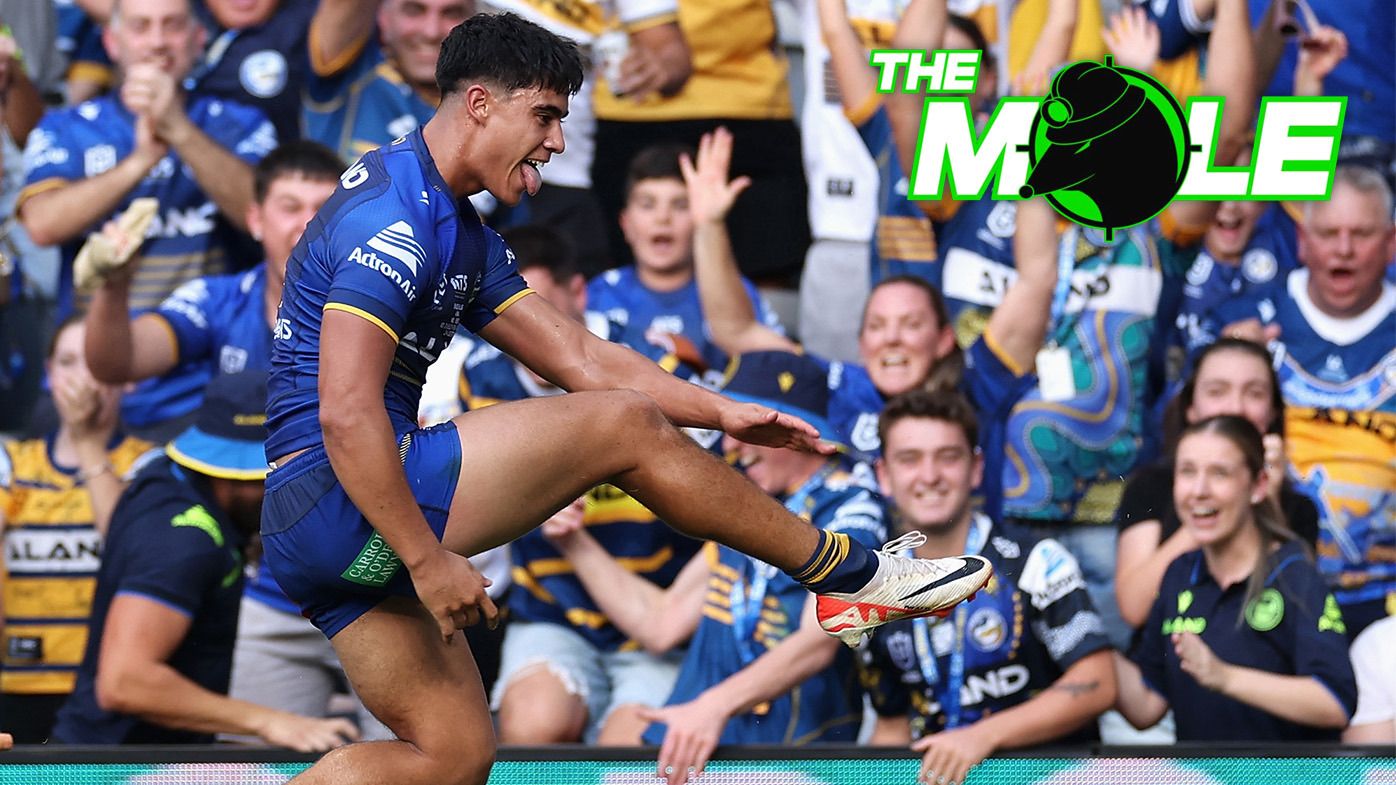 Eels young gun Blaize Talagi.