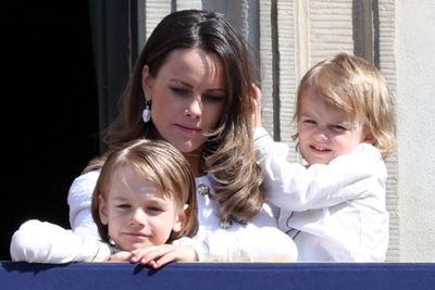Princess Sofia with her sons