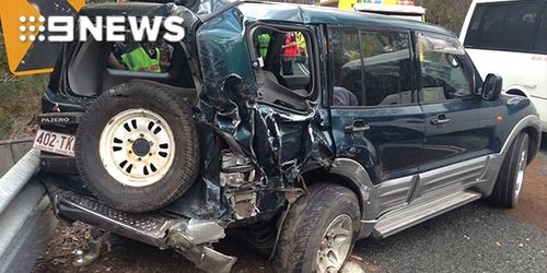 Nerang-Murwillumbah Road is expected to be closed for several hours. (9NEWS)
