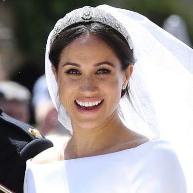 Meghan Markle on her wedding day