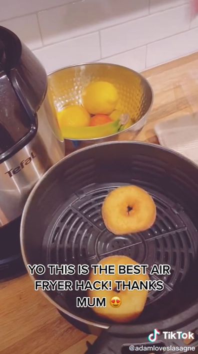 TikTok, air fryer hack, adamloveslasagne