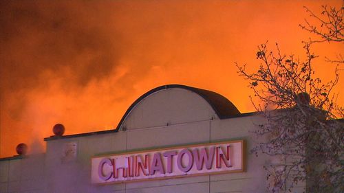 A fire has ripped through a shop in Adelaide's China Town. (9NEWS)