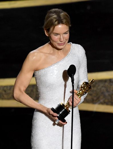 Renée Zellweger, Oscar, 2020, win, speech