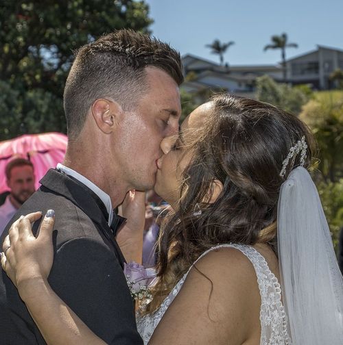 Alistair John and Jamieka McCarthy Harford were married in Auckland at the weekend. (Facebook)