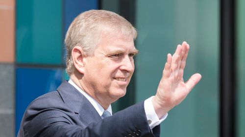 Duke of York visits the Francis Crick Institute in London, UK on July 14. (AFP)