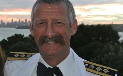 Australian Navy Captain Jim Hutton says the ship is nothing to be concerned over. Photo: Facebook