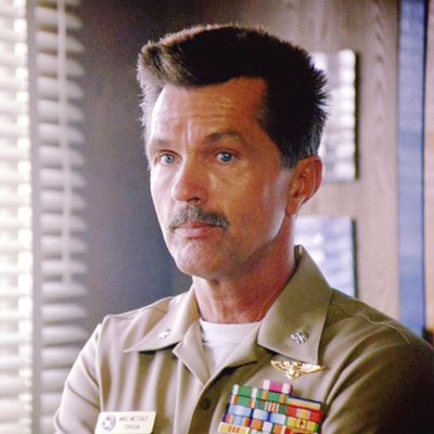 Tom Skerritt as Commander Mike "Viper" Metcalf: Then