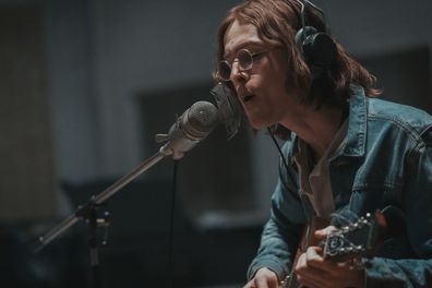 Harris Dickinson as John Lennon Beatles Biopic