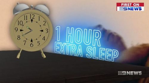 People are getting up to an hours extra sleep thanks to the trial. (9NEWS)