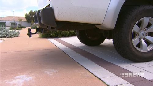 Council said the car's tow bar was a safety concern. Picture: 9NEWS