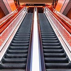 Sydney train station escalators (Getty)