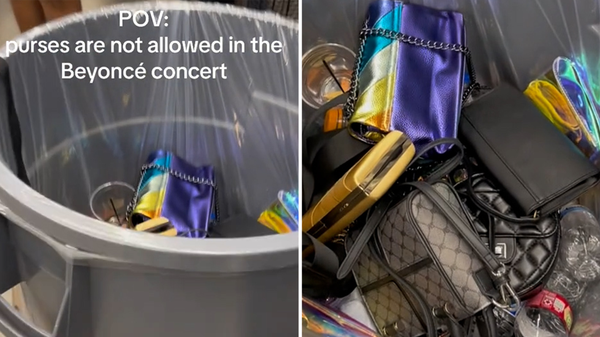 TikTokker discovers Kurt Geiger bag in bin outside Beyoncé concert