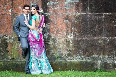 My wedding day: Bride Dyasmin Dream Sandhu wears three  dresses 