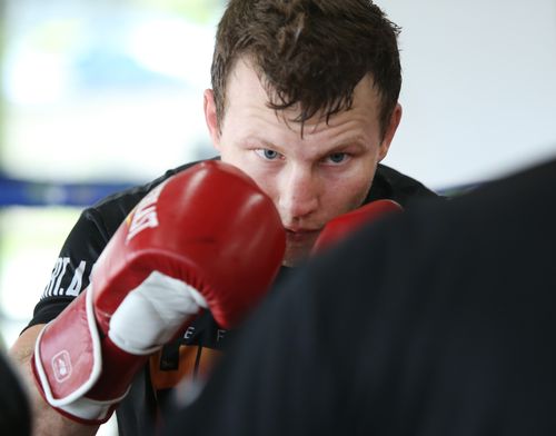 Jeff Horn boxing. (AAP)