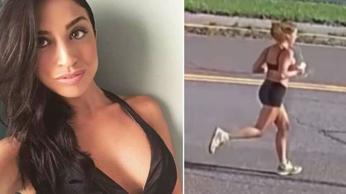 Karina Vetrano was caught on CCTV jogging down a Queens street moments before she was attacked.