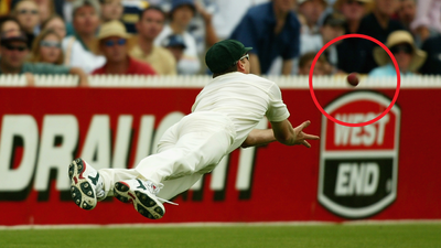 2002: McGrath gets airborne to take stunner