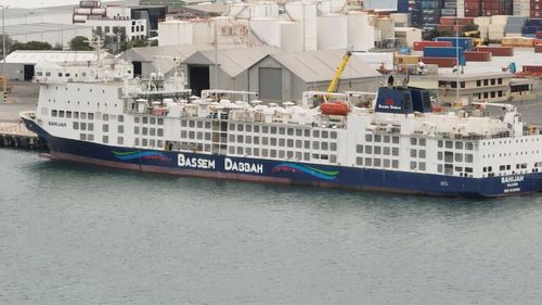 Thousands of livestock have been re-loaded onto the MV Bahija on Saturday, ahead of its second attempt to the Middle East.