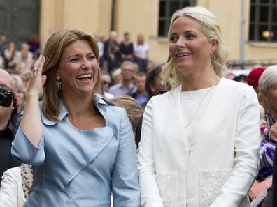 Crown Princess Mette-Marit and Princess Martha Louise Of Norway