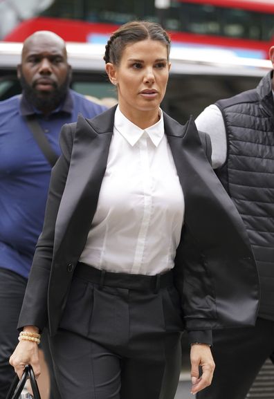 Rebekah Vardy arrives at the Royal Courts Of Justice in London, Friday May 13, 2022