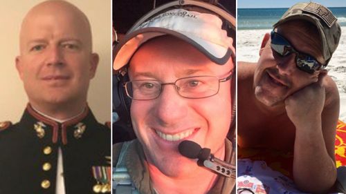Paul Clyde Hudson, Ian McBeth and Rick DeMorgan Jr were killed when an airtanker went down while fighting NSW fires.