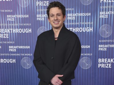 Charlie Puth arrives at the 10th Breakthrough Prize Ceremony on Saturday, April 13, 2024, at the Academy Museum of Motion Pictures in Los Angeles. 