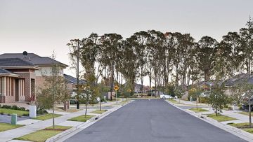 A street in Jordan Springs.