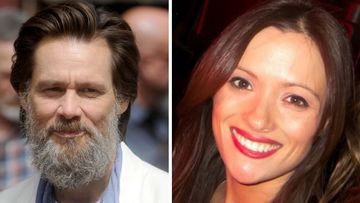 Jim Carrey (left) and former girlfriend Cathriona White (right)