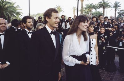 Princess Caroline of Monaco and Stefano Casiraghi at the 1989 Cannes Film Festival.