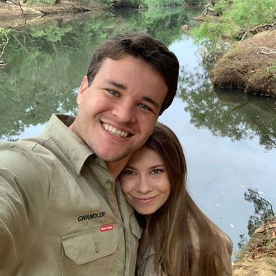 Chandler Powell and Bindi Irwin.