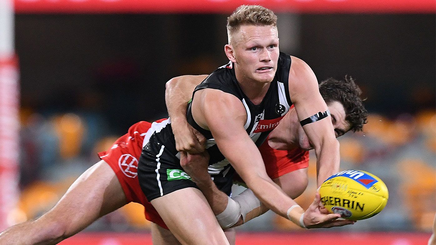 Adam Treloar suffers another hamstring injury as Collingwood escapes in thriller over Sydney Swans