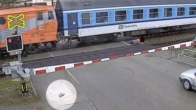 Incredible train near misses